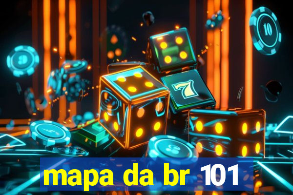 mapa da br 101